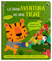 Portada del libro CUENTO INFANTIL CORTO CON LÁMPARA MÁGICA: LA GRAN AVENTURA DEL BEBÉ TIGRE - Compralo en ByAnaCeci.com