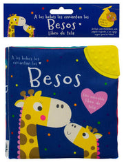 Portada del libro A LOS BEBÉS LES ENCANTAN: LOS BESOS - Compralo en ByAnaCeci.com