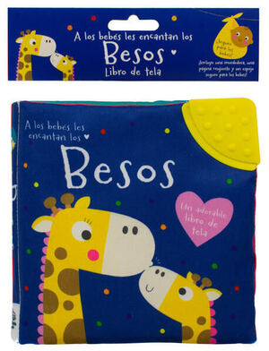 Portada del libro A LOS BEBÉS LES ENCANTAN: LOS BESOS - Compralo en ByAnaCeci.com