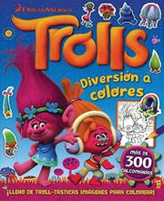 Portada del libro TROLLS DIVERSIÓN A COLORES - Compralo en ByAnaCeci.com
