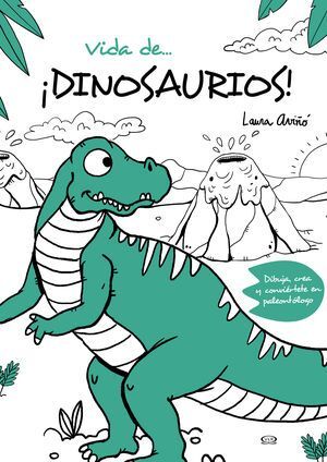 Portada del libro VIDA DE...¡DINOSAURIOS! - Compralo en ByAnaCeci.com