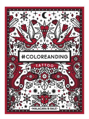 Portada del libro COLOREANDING. TATTOO - Compralo en ByAnaCeci.com