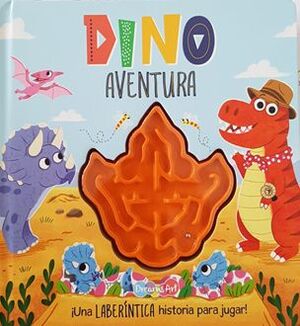 Portada del libro DINO AVENTURAS - LABERINTICA - Compralo en ByAnaCeci.com