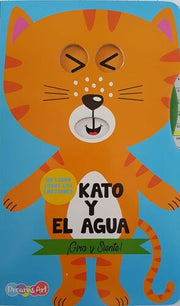 Portada del libro KATO Y EL AGUA - GIRA Y SIENTE BFTUL0003 - Compralo en ByAnaCeci.com