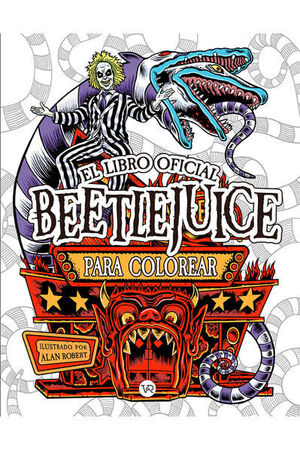 Portada del libro BEETLEJUICE: LIBRO OFICIAL PARA COLOREAR - Compralo en ByAnaCeci.com
