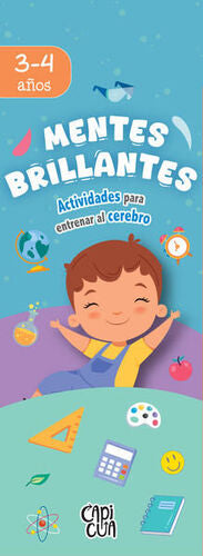 Portada del libro MENTES BRILLANTES: 3-4 AÑOS - Compralo en ByAnaCeci.com