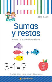 Portada del libro PRACTI: SUMAS Y RESTAS - Compralo en ByAnaCeci.com