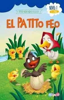 Portada del libro PATITO FEO, EL -NIVEL 1- (3-6 AÑOS) (APRENDIENDO A LEER) - Compralo en ByAnaCeci.com