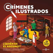 Portada del libro CRIMENES ILUSTRADOS: ¿QUIEN ES EL ASESINO? - Compralo en ByAnaCeci.com