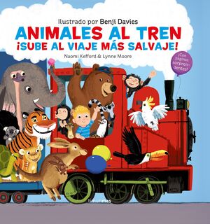 Portada del libro ANIMALES AL TREN - Compralo en ByAnaCeci.com