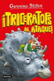 Portada del libro LA ISLA DE LOS DINOSAURIOS 2: ¡TRICERATOPS AL ATAQUE! - Compralo en ByAnaCeci.com