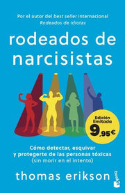 Portada del libro RODEADOS DE NARCISISTAS - Compralo en ByAnaCeci.com