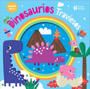 Portada del libro DINOSAURIOS TRAVIESOS - DIVERSION POP UP - Compralo en ByAnaCeci.com