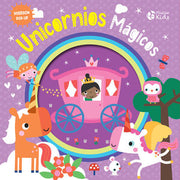 Portada del libro UNICORNIOS MAGICOS - DIVERSION POP UP - Compralo en ByAnaCeci.com