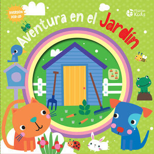 Portada del libro AVENTURA EN EL JARDÍN - DIVERSIÓN POP UP - Compralo en ByAnaCeci.com