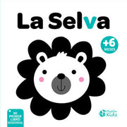 Portada del libro LA SELVA: MI PRIMER LIBRO SENSORIAL - Compralo en ByAnaCeci.com