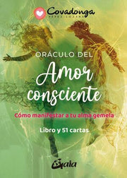 Portada del libro ORACULO DEL AMOR CONSCIENTE (LIBRO Y 51 CARTAS) - Compralo en ByAnaCeci.com