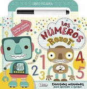 Portada del libro LOS NUMEROS ROBOTS . LIBRO PIZARRA CCD233-2 - Compralo en ByAnaCeci.com
