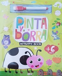 Portada del libro PINTA Y BORRA VERDE 6 AÑOS CPC227 - Compralo en ByAnaCeci.com