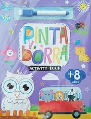 Portada del libro PINTA Y BORRA MORADO  8 AÑOS CPC227 - Compralo en ByAnaCeci.com