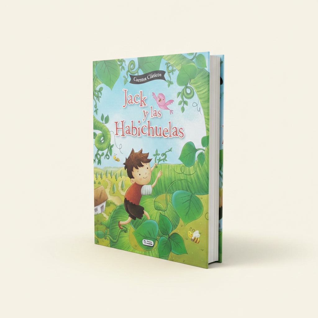 Portada del libro CUENTOS CLASICOS: JACK Y LAS HABICHUELAS CTD228 - Compralo en ByAnaCeci.com