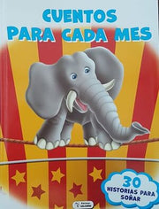 Portada del libro CUENTOS PARA CADA MES ELEFANTE CPS080 - Compralo en ByAnaCeci.com