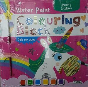 Portada del libro WATER PAINT UNICORNIO CPC236 - Compralo en ByAnaCeci.com