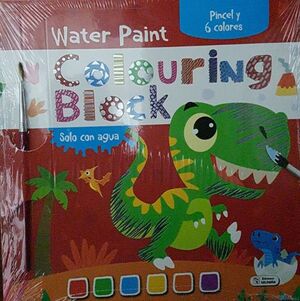 Portada del libro WATER PAINT DINOSAURIO CPC236 - Compralo en ByAnaCeci.com