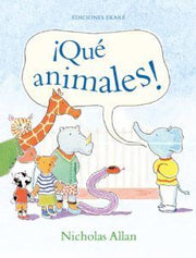 Portada del libro ¡QUÉ ANIMALES! - Compralo en ByAnaCeci.com