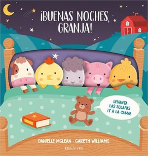 Portada del libro ¡BUENAS NOCHES, GRANJA! - Compralo en ByAnaCeci.com