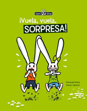 Portada del libro TONI Y TINA: ¡VUELA, VUELA, SORPRESA! - Compralo en ByAnaCeci.com