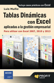 Portada del libro TABLAS DINÁMICAS CON EXCEL APLICADAS A LA GESTIÓN EMPRESARIAL - Compralo en ByAnaCeci.com