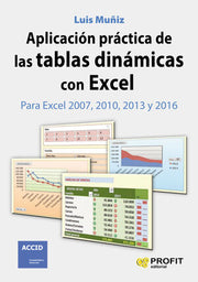 Portada del libro APLICACIÓN PRÁCTICA DE LAS TABLAS DINÁMICAS CON EXCEL - Compralo en ByAnaCeci.com