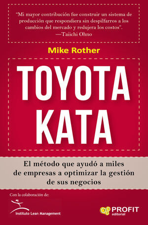 Portada del libro TOYOTA KATA - Compralo en ByAnaCeci.com
