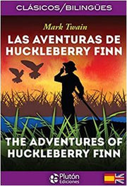 Portada del libro LAS AVENTURAS DE HUCKLEBERRY FINN (BILINGUE) - Compralo en ByAnaCeci.com