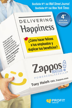 Portada del libro DELIVERING HAPPINESS - Compralo en ByAnaCeci.com