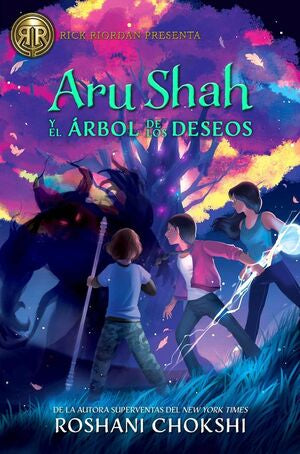 Portada del libro ARU SHAH Y EL ÁRBOL DE LOS DESEOS - Compralo en ByAnaCeci.com