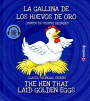 Portada del libro LA GALLINA DE LOS HUEVOS DE ORO / THE HEN THAT LAID GOLDEN EGGS - Compralo en ByAnaCeci.com