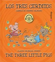 Portada del libro LOS TRES CERDITOS / THE THREE LITTLE PIGS - Compralo en ByAnaCeci.com