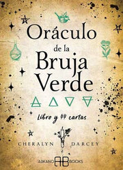 Portada del libro ORÁCULO DE LA BRUJA VERDE (LIBRO Y 44 CARTAS) - Compralo en ByAnaCeci.com