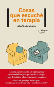 Portada del libro COSAS QUE ESCUCHÉ EN TERAPIA - Compralo en ByAnaCeci.com