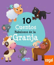 Portada del libro 10 CUENTOS FABULOSOS DE LA GRANJA - Compralo en ByAnaCeci.com
