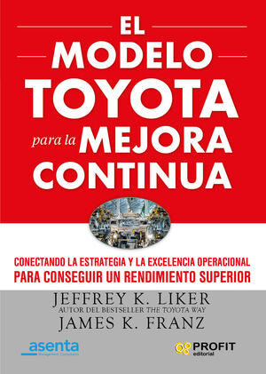 Portada del libro EL MODELO TOYOTA PARA LA MEJORA CONTINUA - Compralo en ByAnaCeci.com