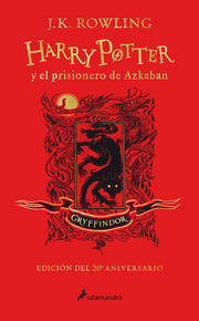 Portada del libro HARRY POTTER 3: EL PRISIONERO DE AZKABAN (EDICIÓN GRYFFINDOR DEL 20º ANIVERSARIO) - Compralo en ByAnaCeci.com
