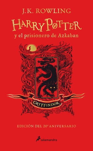 Portada del libro HARRY POTTER 3: EL PRISIONERO DE AZKABAN (EDICIÓN GRYFFINDOR DEL 20º ANIVERSARIO) - Compralo en ByAnaCeci.com