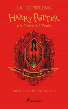Portada del libro HARRY POTTER 5: LA ORDEN DEL FENIX (EDICION GRYFFINDOR DEL 20º ANIVERSARIO) - Compralo en ByAnaCeci.com