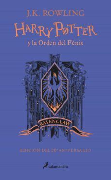 Portada del libro HARRY POTTER 5: LA ORDEN DEL FENIX (EDICIÓN RAVENCLAW DE 20º ANIVERSARIO) - Compralo en ByAnaCeci.com