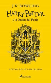 Portada del libro HARRY POTTER 5: LA ORDEN DEL FENIX (EDICIÓN HUFFLEPUFF DEL 20º ANIVERSARIO) - Compralo en ByAnaCeci.com