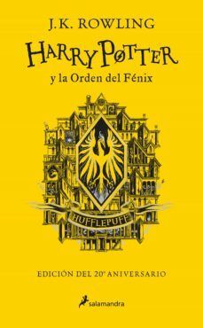 Portada del libro HARRY POTTER 5: LA ORDEN DEL FENIX (EDICIÓN HUFFLEPUFF DEL 20º ANIVERSARIO) - Compralo en ByAnaCeci.com