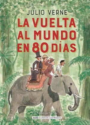 Portada del libro LA VUELTA AL MUNDO EN 80 DIAS - Compralo en ByAnaCeci.com